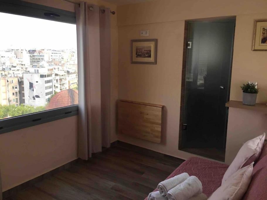 Luxury Studio With Unique View Of The Acropolis Athena Bagian luar foto