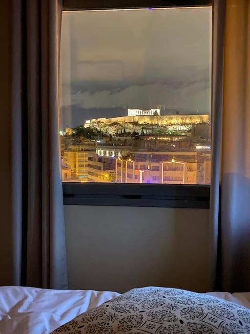 Luxury Studio With Unique View Of The Acropolis Athena Bagian luar foto