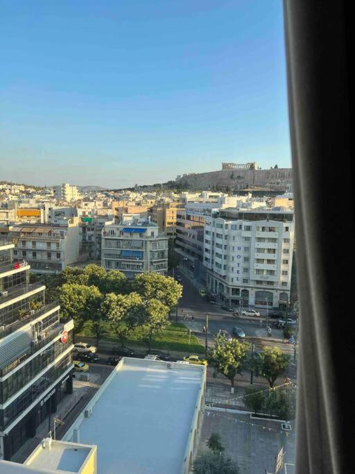 Luxury Studio With Unique View Of The Acropolis Athena Bagian luar foto